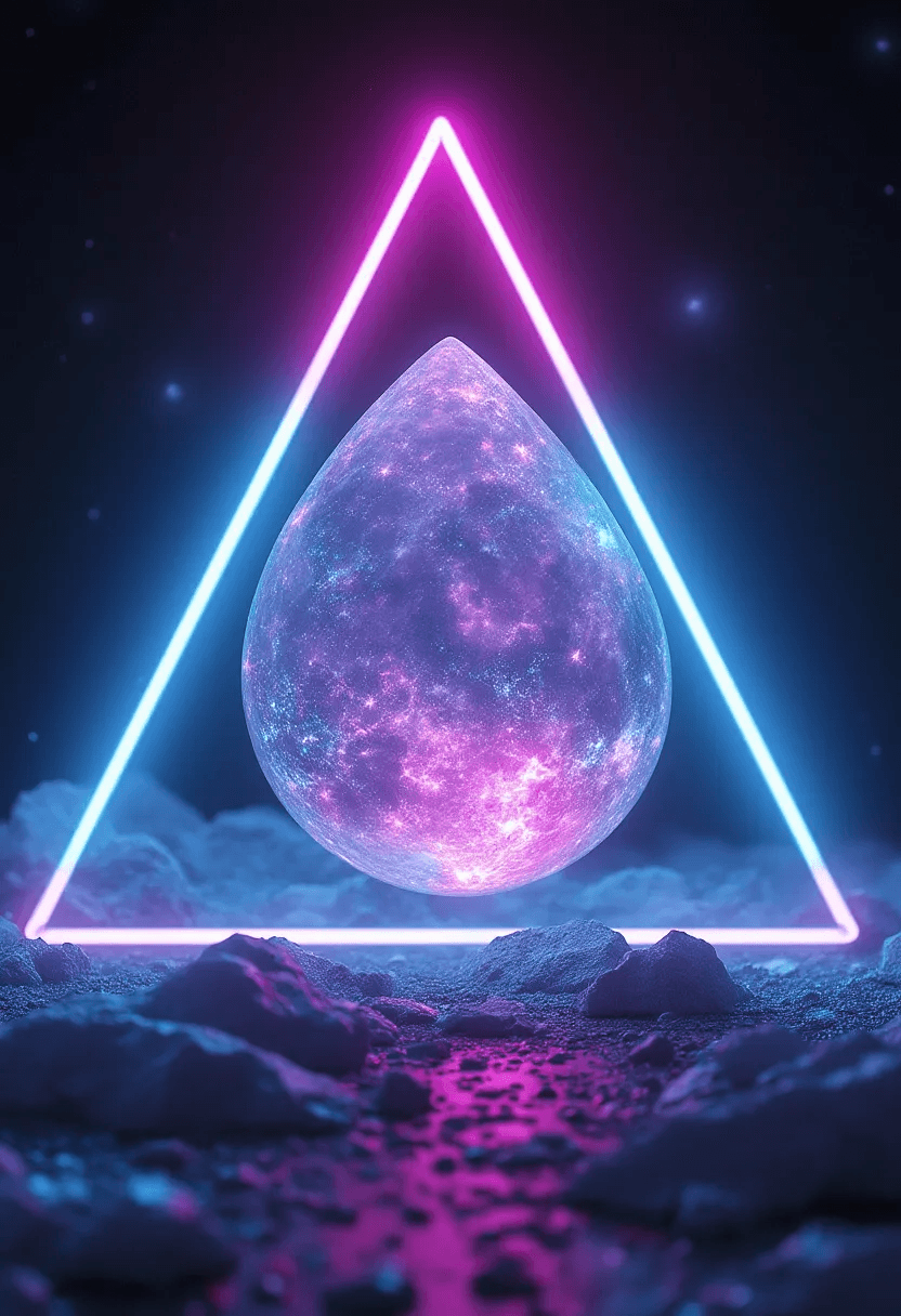 Celestial Crystals: Cosmic Healing, Neon Dreaming
