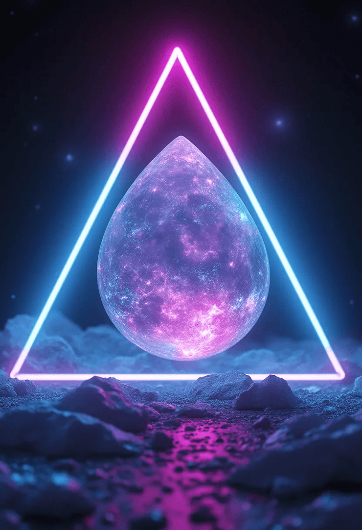 Celestial Crystals: Cosmic Healing, Neon Dreaming