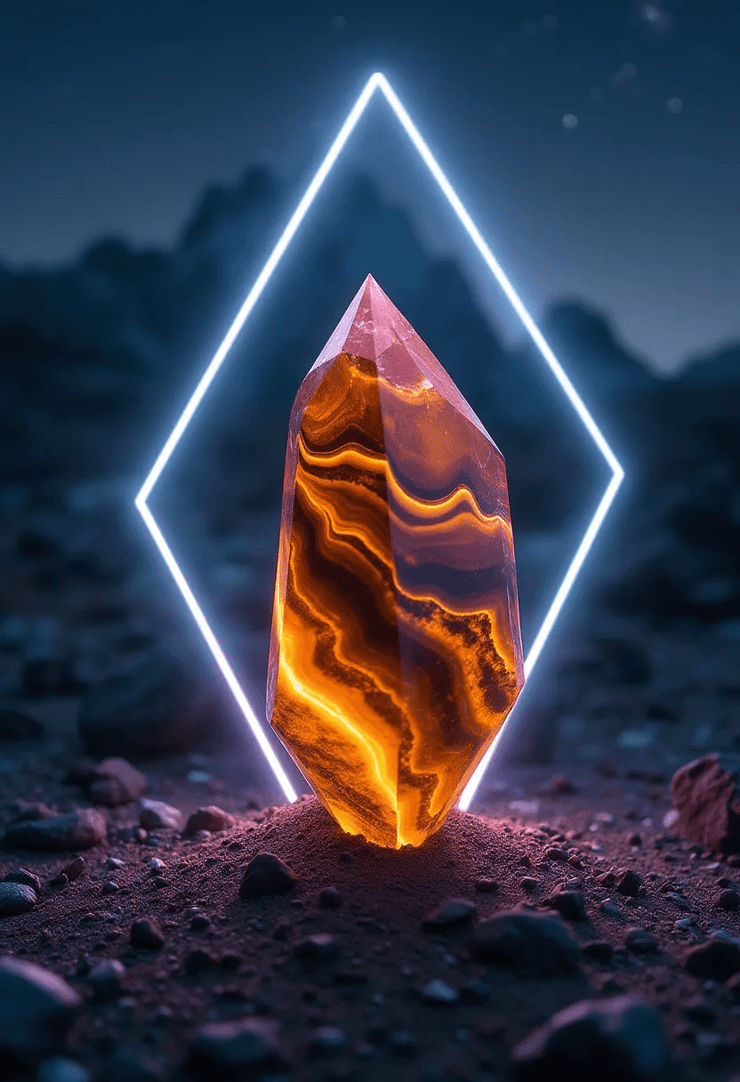 Celestial Crystals: Cosmic Healing, Neon Dreaming