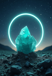 Celestial Crystals: Cosmic Healing, Neon Dreaming