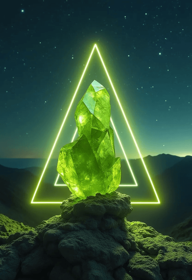 Celestial Crystals: Cosmic Healing, Neon Dreaming