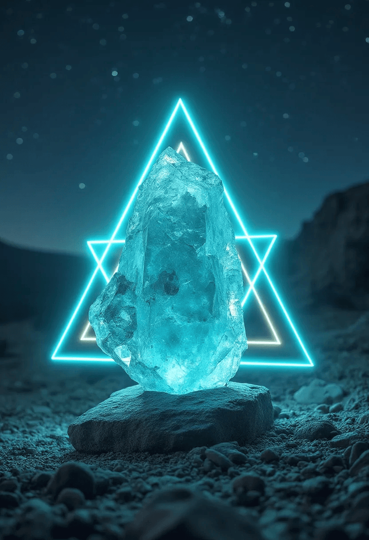 Celestial Crystals: Cosmic Healing, Neon Dreaming
