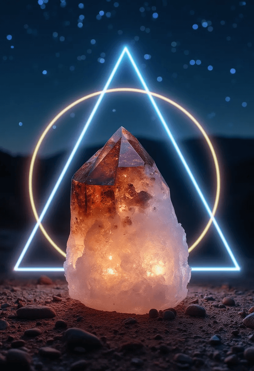 Celestial Crystals: Cosmic Healing, Neon Dreaming