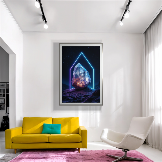 Celestial Crystals: Cosmic Healing, Neon Dreaming